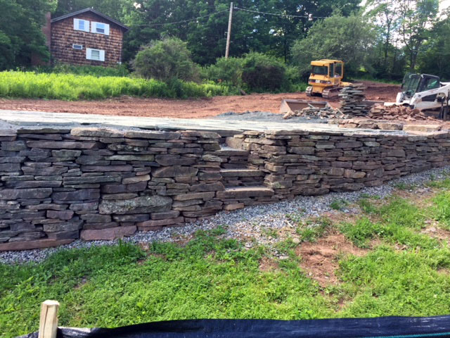 Hinkley Excavation - stone work - Roxbury, NY